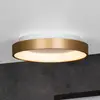 Image de Lucide Plafonnier LED Vidal, doré, Ø 28 cm, intensité variable, acrylique