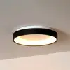 Image de Lucide Plafonnier LED Vidal, noir, Ø 28 cm, intensité variable, acrylique