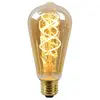 Image de LUCIDE ST64 TWILIGHT SENSOR - Ampoule filament - Ø 6,4 cm - LED - E27-1x4W 2200K - Détecteur Jour/Nuit - Ambre