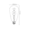 Image de Lucide Ampoule LED E27 ST64 4 W 2 200 K ambre capteur