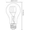 Image de Lucide Ampoule LED E27 A60 4W 2.200K ambre Détecteur jour/nuit
