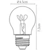 Image de Lucide Ampoule LED E27 G45 3W ambre 2.200K à intensité variable