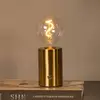 Image de Lucide lampe à poser rechargeable Vivo, couleur laiton, hauteur 22 cm, métal