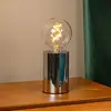 Image de Lucide lampe à poser rechargeable Vivo, couleur chrome, hauteur 22 cm, métal