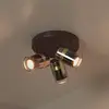 Image de Lucide Spot pour plafond Upton, Ø 31 cm, noir/gris fumé, à 3 lampes.