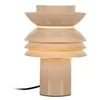 Image de LUCIDE YINDRA - Lampe de table - Ø 17,5 cm - 1xE27 - Taupe - Vibes