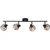 Image de LUCIDE MAREN - Spot plafond - 4xE14 - Noir