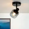 Image de Lucide Spot pour plafond Bjorn à 1 lampe, noir/gris fumé