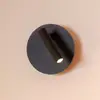 Image de Lucide Spot mural LED rechargeable Jolijn, noir, Ø 10,2 cm, aimant