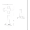 Image de Lucide Suspension LED pour chambre d'enfant Fokker, gris Longueur 46 cm Métal