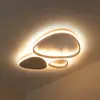 Image de Lucide Plafonnier LED Samling, longueur 62 cm, taupe, métal