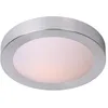 Image de LUCIDE FRESH - Plafonnier Salle de bains - Ø 27 cm - 1xE27 - IP44 - Chrome Dépoli