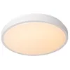 Image de LUCIDE DASHER - Plafonnier Salle de bains - Ø 34,8 cm - LED - 1x18W 2700K - IP44- Détecteur De Mouvement & Jour/Nuit - Blanc