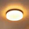 Image de Lucide Plafonnier LED pour salle de bain Biskit, noir, Ø 23 cm, plastique