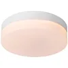 Image de LUCIDE BISKIT - Plafonnier Salle de bains - Ø 23 cm - LED - 1x12W 2700K - IP44 - Détecteur De Mouvement - Blanc