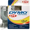 Image de DYMO Ruban D1 Noir / Blanc 12 mm x 7 m - 45013