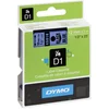 Image de DYMO D1 étiquettes autocollantes authentiques | rouleau 9 mm x 7 m | impression en noir sur fond bleu | pour étiqueteuses LabelManager
