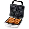 Image de Domo DO9222W Moule à gauffres 2 Gauffre(s) 900 W Noir, Blanc