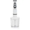 Image de Ensemble Mixeur - DOMO - DO1089M - 600 W - Vitesse variable + Turbo - Mixeur plongeur fouet hachoir verre gradué - Blanc