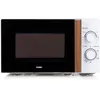 Image de Four micro-ondes DOMO DO2720 - 20L - 700W - Minuterie 35mn - Fonction décongélation - L44 x P358 x H 258 cm - Blanc finition bois