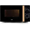 Image de Four micro-ondes DOMO DO2820 - 20L - 700W - Minuterie 35mn - Fonction décongélation - L44 x P358 x H 258 cm - Noir finition bois