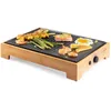 Image de DOMO DO9271G Plancha Grill Bamboo Style 42 x 28 cm - 1800 W