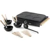 Image de DOMO DO8719W Set gourmet - Design en bois - 2 en 1-6 P