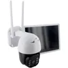 Image de CHACON Caméra WiFi rotative d’extérieure sans Fil avec Panneau Solaire