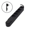 Image de CHACON Bloc multiprise 5 prises 16 A avec interrupteur fiche plate câble 15 m HO5VV-F 3x15 mm² noir