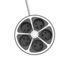 Image de Chacon Multiprise bureau 16A.250V-Max 3680W 5x16A cable 15m- Couleur gris -Interrupteur