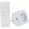 Image de Set 2 mini prises - CHACON - On/Off - 2300 W (FR) + télécommande - Blanc