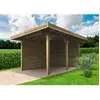 Image de SOLID SUPERIA Carport Bois 506 x 406 x 253 cm S7755