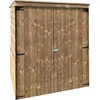 Image de SOLID SUPERIA Abri de Jardin Storage Modern Bois 183 x 90 x 179 cm S8582-1LD