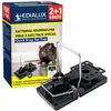 Image de Edialux Piège à Rats et Souris Snap Pack avantageux - 2+1 Gratuit tapettes réutilisables en Plastique Robuste et métal galvanisé contrôle Efficace sans Poison pour rongeurs Longue durée et Facile à
