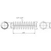 Image de MONROE 2x Ressort de suspension Essieu avant SP3666 Compatible avec NISSAN X-TRAIL T30 Longueur: 331mm Diamètre extérieur:180mm