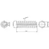Image de MONROE 2x Ressort de suspension Essieu avant SP3352 Compatible avec VOLVO V70 II 285 Diamètre extérieur:168,0mm