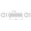Image de MONROE 2x Ressort de suspension Essieu arrière SP4115 Compatible avec VOLVO V60 155, 157 Longueur: 353mm Diamètre extérieur:132mm