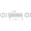 Image de MONROE 2x Ressort de suspension Essieu arrière SE2477 Compatible avec FORD C-Max DM2 Longueur: 357mm Diamètre extérieur:110mm