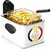 Image de frifri Friteuse Expert 4,5L 3200W - Design Rectangulaire, Couvercle, Technologie Zone Froide, Tête Chauffe Brevetée - Nettoyage Facile - Blanc Métal