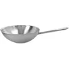 Image de DEMEYERE Wok Fond Plat-diamètre (au-Dessus) et capacité//Hauteur 26 cm 3 l/8,5 cm