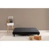 Image de Sommier tapissier 160x200 cm - Noir - Pieds inclus - DEKO DREAM Rakenne