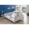 Image de Pack sommier matelas 140 x 190 cm - Hauteur 24 cm - Couette et 2 oreillers - 7 zones - réversible - fabriqué en Belgique