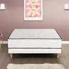 Image de Ensemble matelas sommier 160 x 200 cm Hauteur 27 cm - ressorts ensachés - 7 zones - réversible - fabriqué en Belgique - DEKO DREAM