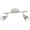 Image de PROLIGHT - Spot led GU10 2x3W acier brossé