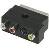 Image de Valueline VLVP31902B adaptateur et connecteur de câbles SCART SCART/S-Video/3 x RCA Noir