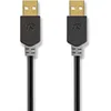 Image de Nedis Câble USB 2.0 A mâle - A M acho 2.0 m Anthracite
