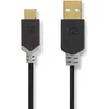 Image de Nedis Câble USB 2.0 Type C mâle - A mâle 1.0 m Antra