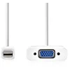 Image de NEDIS - Câble Mini DisplayPort - DisplayPort 1.2 - Mini DisplayPort Mâle - VGA Femelle - 21.6 Gbps - Nickelé - 0.20 m - Rond - PVC - Blanc