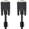 Image de NEDIS Câble VGA - Connecteur VGA - Connecteur VGA - Plaqué nickel - Résolution maximale: 1280x768-20.0 m - Rond - ABS - Noir - Sac en plastique
