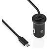 Image de Nedis Chargeur de Voiture 2,4 A Câble Fixe Micro USB